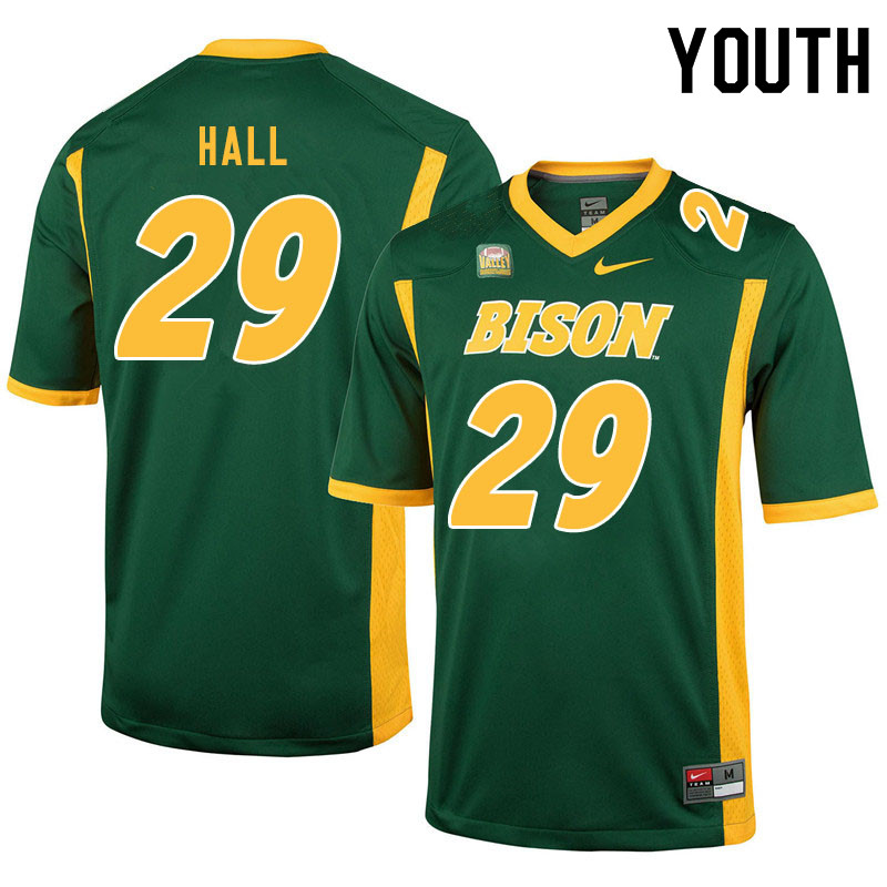 Youth #29 Terrell Hall North Dakota State Bison College Football Jerseys Sale-Green - Click Image to Close